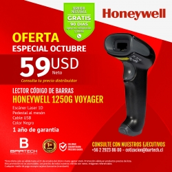 Lector de código de barras Honeywell 1250G Voyager