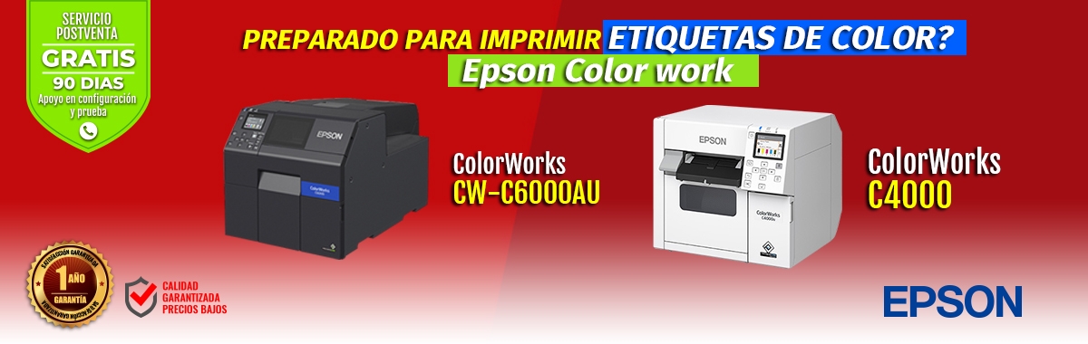 Impresoras de etiquetas Epson